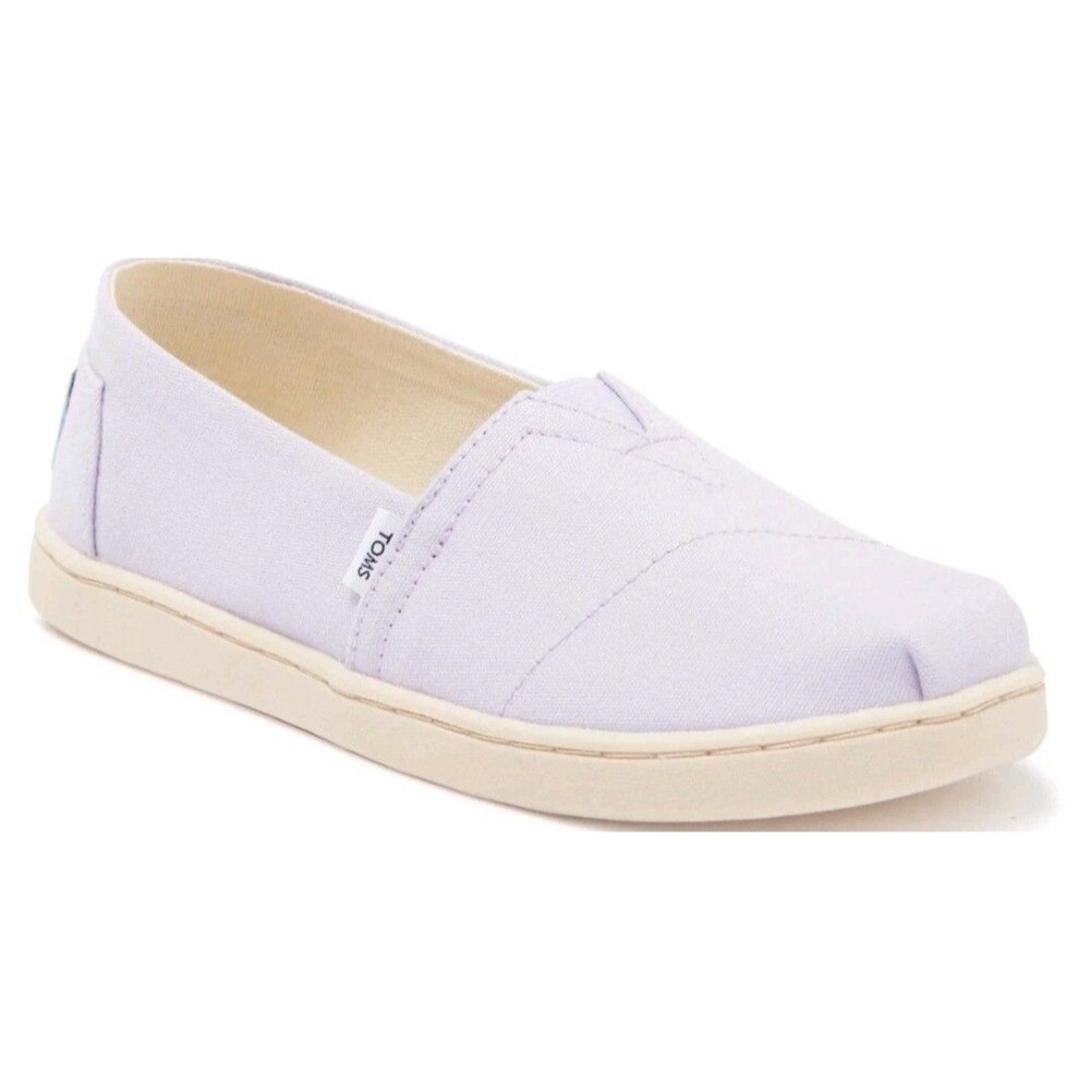 NWT Toms Youth Girls Size 4 Belmont Purple Slip-On Shoes SB7